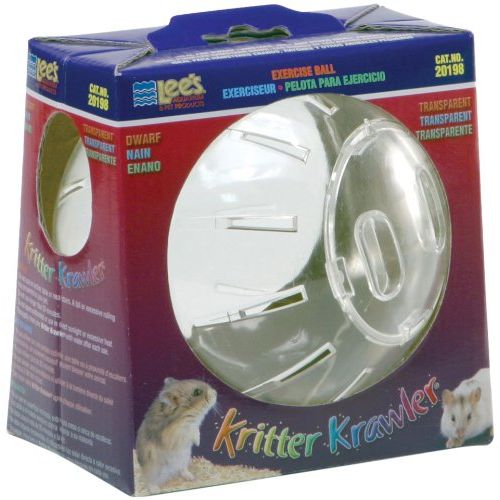  Lees Kritter Krawler Mini Exercise Ball, 5-Inch, Clear