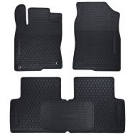 Leesville for 2015-2019 10th Generation Honda Civic Sedan Car Rubber Floor Mats All Weather Black Auto Floor Mats Front and Rear Floor Mat Car Accessories(2015-2019 10th Generation