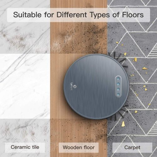  Lefant Robot Vacuum and Mop, Self-Charging Slim Quiet Robotic Vacuum Cleaner, Wi-Fi Connected, Alexa Voice Control,2200Pa Suction,180 Mins Runtime, for Pet Hair, Hard Floor, Medium