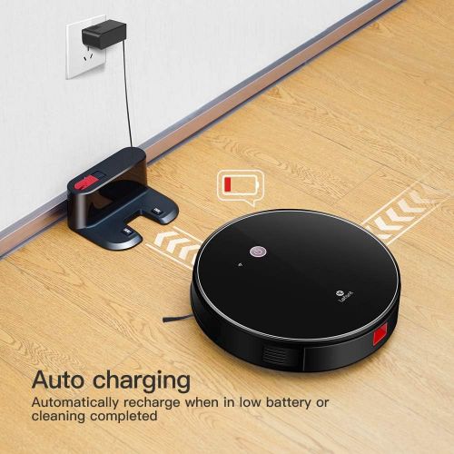  [아마존베스트]LEFANT Robot Vacuum, M520 Robotic Vacuums Cleaner, 2200Pa Strong Suction, Wi-Fi Connectivity Robotic Vacuum, Compatible with Alexa and Google, Self-Charging, Good for Pet Hair, Car