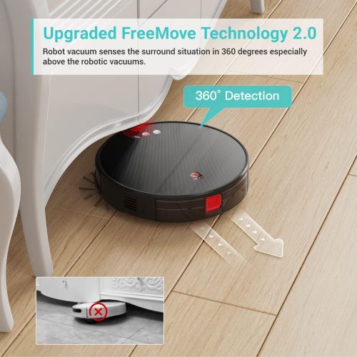  Lefant Robot Vacuum and Mop, Robotic Vacuum Cleaner with 3200Pa Suction, Smart Navigation, 150 Mins Runtime, Works with Alexa and Google Assistant, Self-Charging, Ideal for Pet Hai