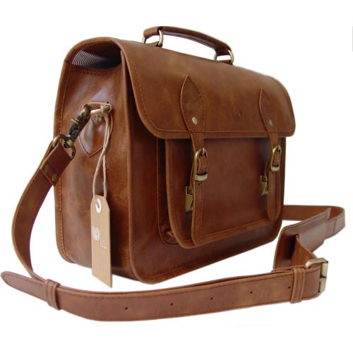  Leftover Studio DSLR Mirrorless SLR Camera Bag Case 13 inch in Rustic Crunch Cow Leather