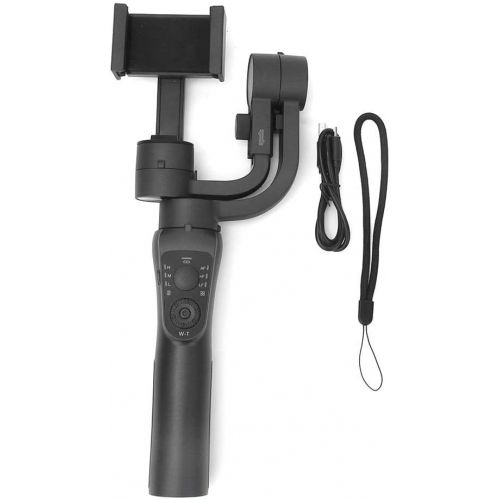  Leftwei Romantic Valentines Day Handheld Three- Stabilizer, Black Three-axis Phone Stabilizer Two-Way Power Supply Handheld Three-axis Stabilizer Synchronous Power Supply for Below 6.0 Inc