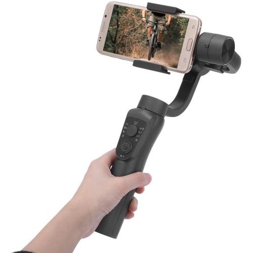  Leftwei Romantic Valentines Day Handheld Three- Stabilizer, Black Three-axis Phone Stabilizer Two-Way Power Supply Handheld Three-axis Stabilizer Synchronous Power Supply for Below 6.0 Inc