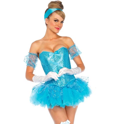  Leg+Avenue Leg Avenue Womens 5 Piece Cinderella Costume