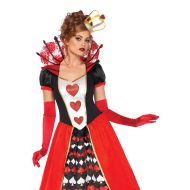 Leg+Avenue Leg Avenue Womens Wonderland Queen of Hearts Halloween Costume