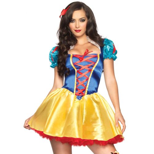  Leg+Avenue Leg Avenue Womens 2 Piece Fairytale Snow White Costume