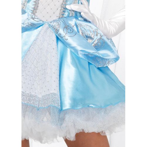  Leg+Avenue Leg Avenue Womens 4 Piece Slipper-Less Sweetie Princess Costume