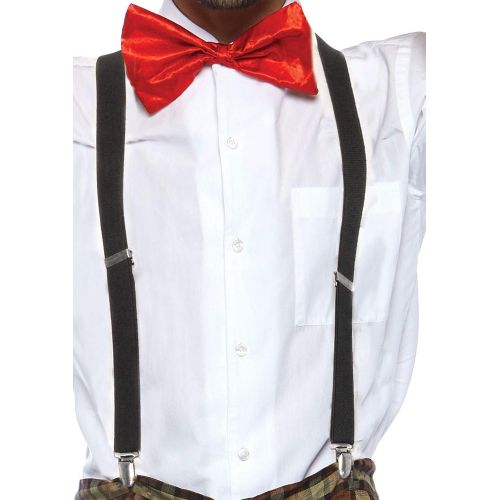  할로윈 용품Leg Avenue Adult 4pc.Nerdy Ned,Plaid Pants, Suspenders, Bow Tie, Glasses Adult Sized Costumes