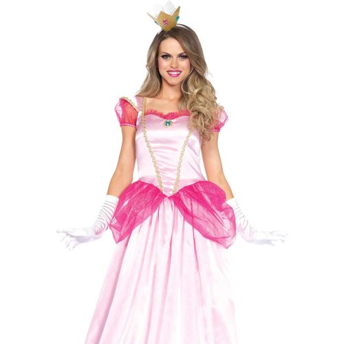  Leg Avenue Womens 2 Piece Classic Pink Princess Costume