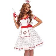 Leg Avenue Womens Sexy Retro Nurse Pinup Costume