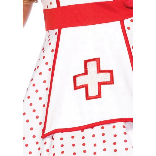  할로윈 용품Leg Avenue Womens Sexy Retro Nurse Pinup Costume