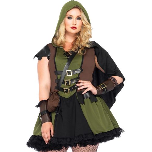  할로윈 용품Leg Avenue Womens Plus-Size 3 Piece Darling Robin Hood