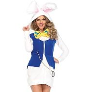 Leg Avenue Womens Cozy White Rabbit Wonderland Halloween Costume