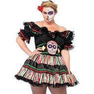 할로윈 용품Leg Avenue Womens Day of The Dead Sugar Skull Costume