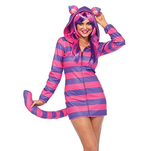  할로윈 용품Leg Avenue Womens Cozy Cheshire Cat Wonderland Halloween Costume