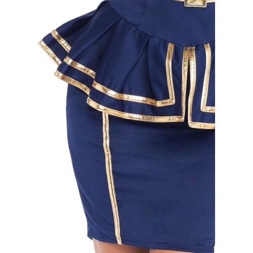  할로윈 용품Leg Avenue Womens 3 Piece Friendly Skies Flight Attendant Costume