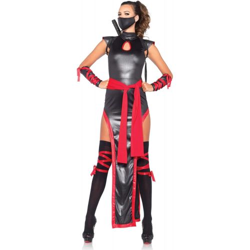  할로윈 용품Leg Avenue Womens 5 Piece Shadow Ninja Costume