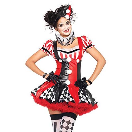  할로윈 용품Leg Avenue Naughty Harlequin Clown Costume