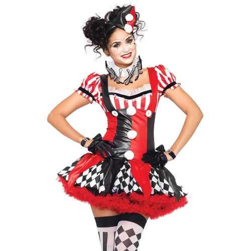  할로윈 용품Leg Avenue Naughty Harlequin Clown Costume