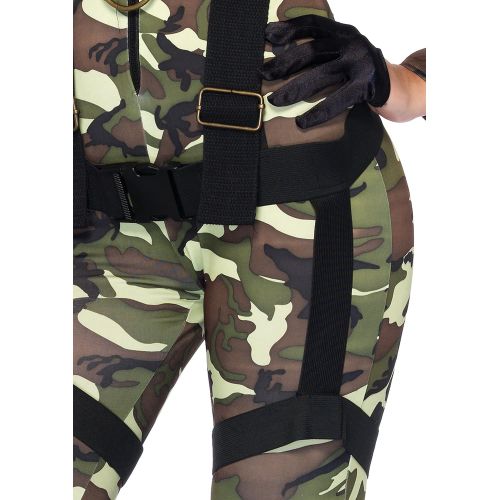  할로윈 용품Leg Avenue Womens 2 Piece Pretty Paratrooper Costume