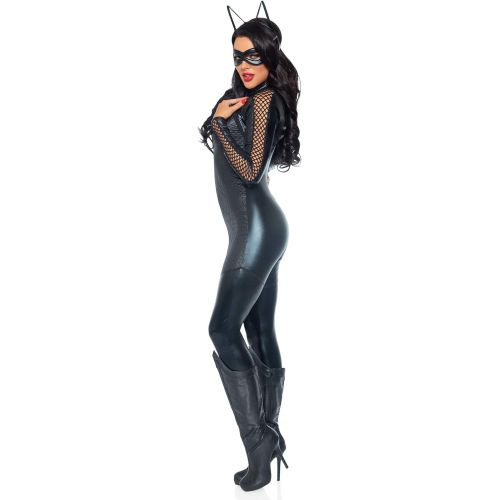  할로윈 용품Leg Avenue Womens 4 Piece Wicked Kitty Costume