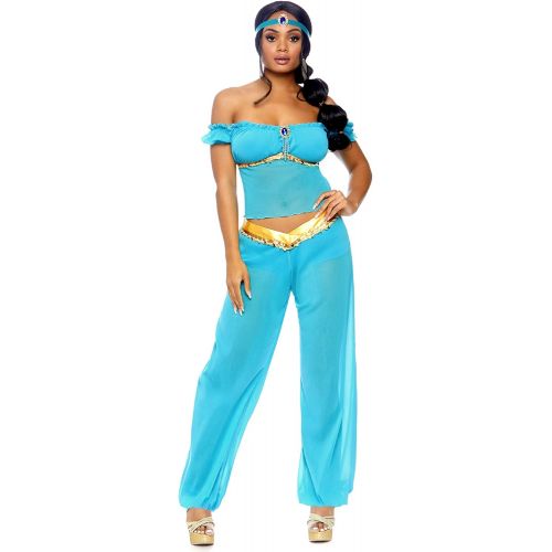  할로윈 용품Leg Avenue Womens 3 Piece Arabian Princess Costume