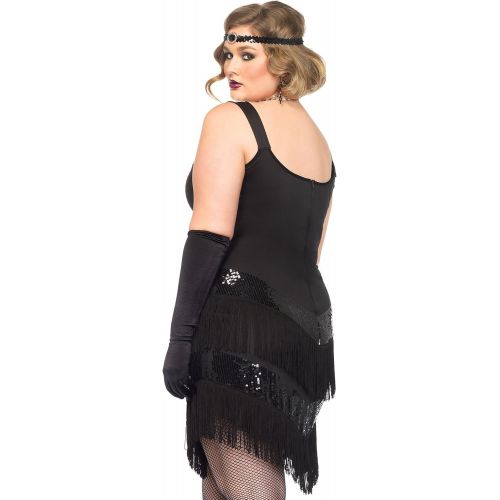  할로윈 용품Leg Avenue Womens Plus-Size 2 Piece Glamour Flapper Costume