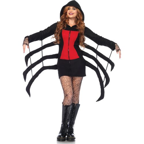  할로윈 용품Leg Avenue Womens Cozy Black Widow Spider Halloween Costume