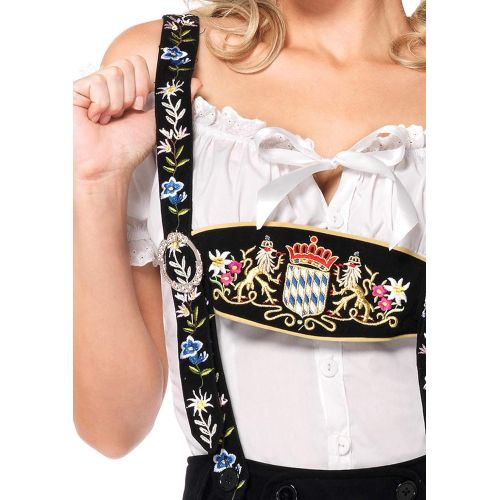  할로윈 용품Leg Avenue Womens 2 Piece Edelweiss Lederhosen Oktoberfest Costume