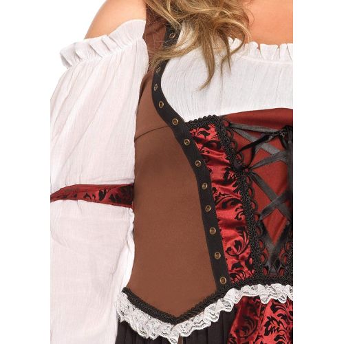  할로윈 용품Leg Avenue Womens Plus-Size Ruthless Pirate Wench Costume