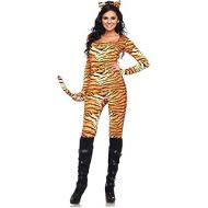 Leg Avenue Womens 2 Piece Wild Tigress Catsuit Costume
