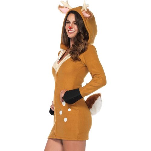  할로윈 용품Leg Avenue Womens Hooded Cozy Fawn Halloween Costume