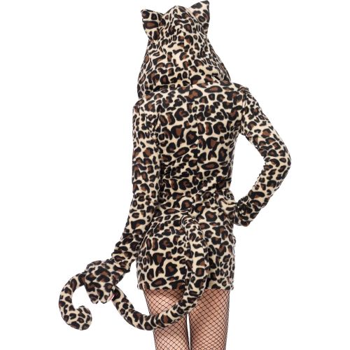  할로윈 용품Leg Avenue Womens Cozy Leopard Hooded Dress Costume