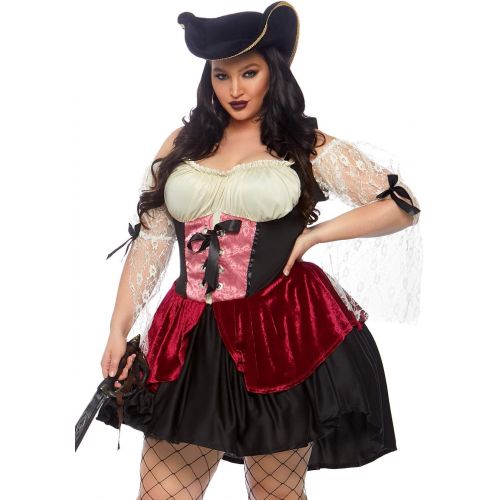  할로윈 용품Leg Avenue Womens Plus-Size Wicked Wench Costume