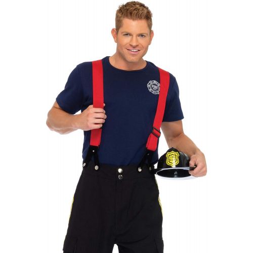  할로윈 용품Leg Avenue Mens 3 Piece Fire Captain Costume