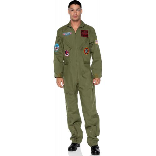  할로윈 용품Leg Avenue Mens Top Gun Flight Suit Costume