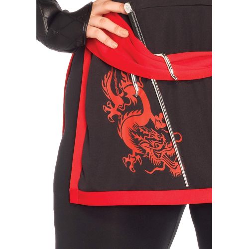  할로윈 용품Leg Avenue Womens Plus-Size 4 Piece Ninja Assassin Costume