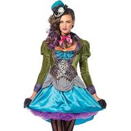 할로윈 용품Leg Avenue Womens 3 Piece Deluxe Mad Hatter Costume