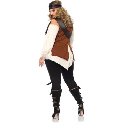  할로윈 용품Leg Avenue Womens Plus Size Pirate Captain Costume