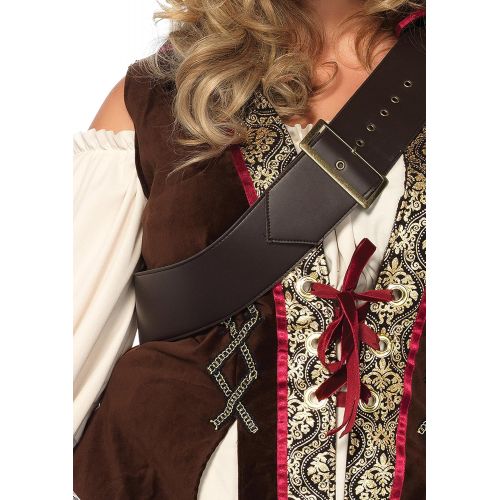  할로윈 용품Leg Avenue Womens Plus Size Pirate Captain Costume