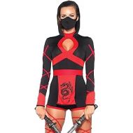 할로윈 용품Leg Avenue Dragon Ninja Set-Sexy Romper and Face Mask Halloween Costume for Women
