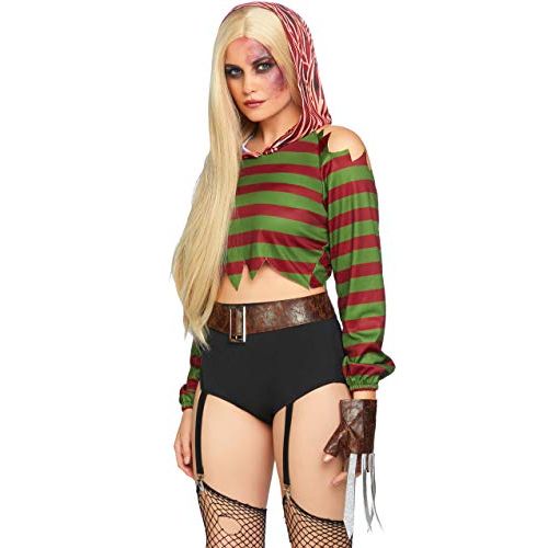  할로윈 용품Leg Avenue Womens 4 Pc Dream Killer Costume