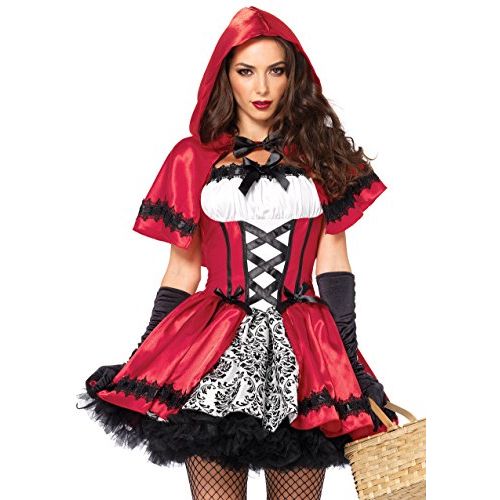  할로윈 용품Leg Avenue Gothic Red Riding Hood Adult Costume X-Small