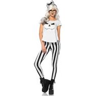 Leg Avenue womens Leg Avenue Womens Hipster Nightmare Skeleton Halloween Costume