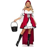 Leg Avenue Womens Storybook Red Riding Hood Costume w/Red Cape