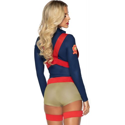  할로윈 용품Leg Avenue womens Hot Zone Honey Firefighter Costume