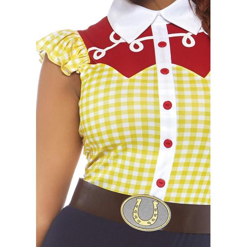  할로윈 용품Leg Avenue Womens Giddy-up Sexy Cowgirl Costume