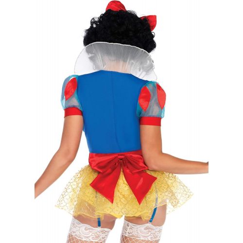  할로윈 용품Leg Avenue Womens Sexy Miss Snow White Halloween Costume, Multi