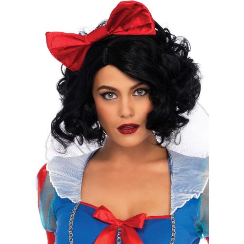  할로윈 용품Leg Avenue Womens Sexy Miss Snow White Halloween Costume, Multi